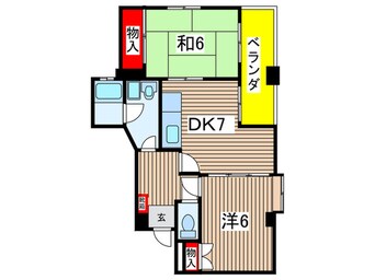 間取図 セントラルハイツ駒方