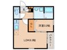robot home 上飯田東町 1LDKの間取り