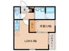 robot home 上飯田東町 1LDKの間取り