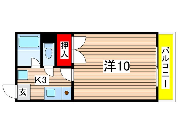 間取り図 ム－ニ－朝日ＮＯ．２