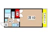 ム－ニ－朝日ＮＯ．２ 1Kの間取り