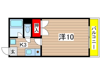 間取図 ム－ニ－朝日ＮＯ．２