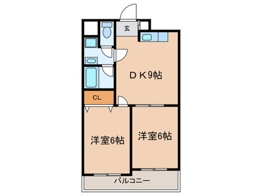 間取図 ガウディ割塚