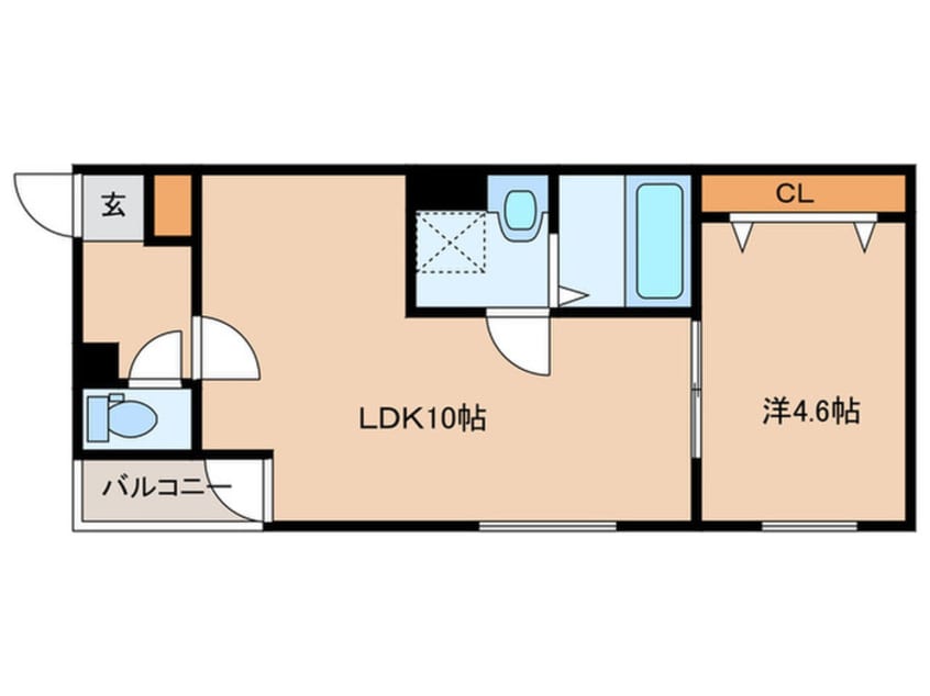 間取図 DEVELD本陣