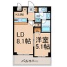 ＦＳ.幅下 1LDKの間取り