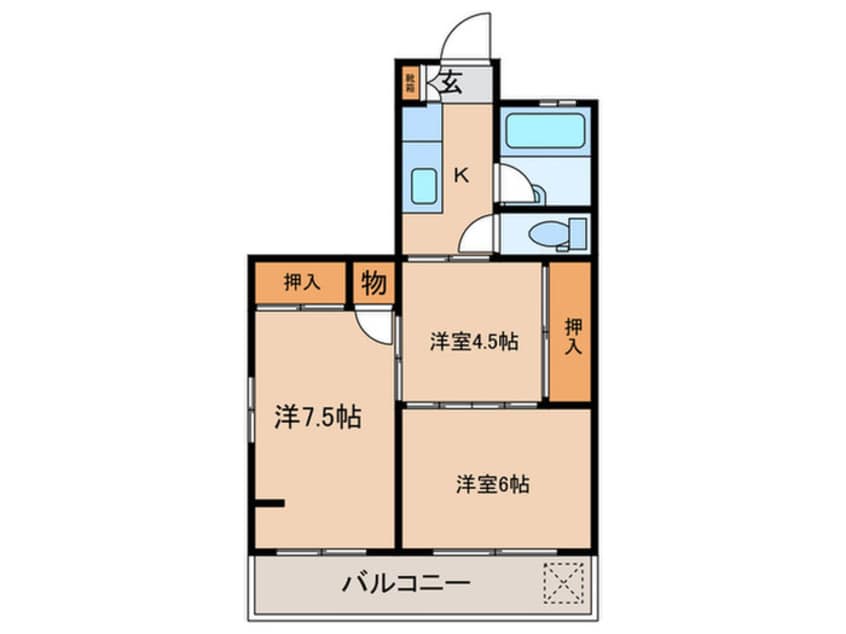 間取図 シャルムスワン