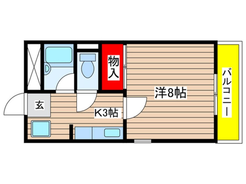 間取図 ビバリーハイツ