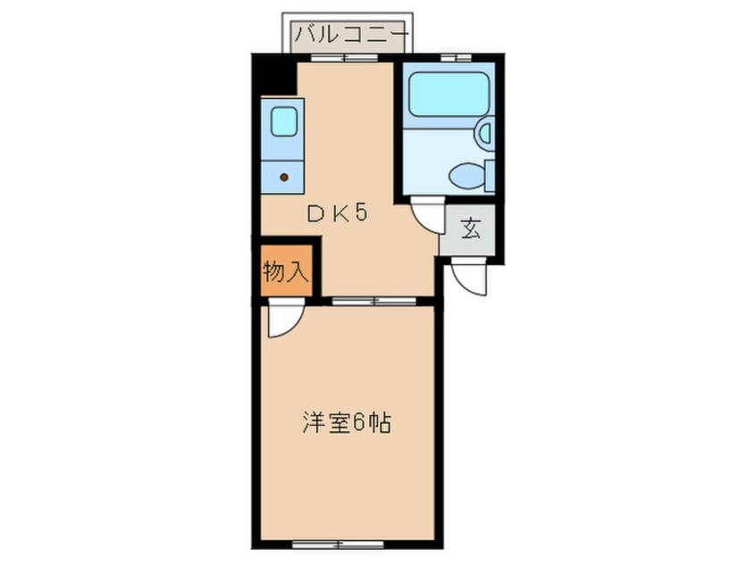 間取図 ハートイン中切町 Ｓ棟