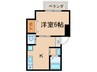 ハートイン中切町 Ｓ棟 1Kの間取り