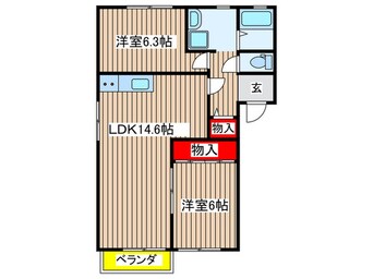 間取図 エルハイムスズキ