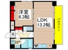 セントラルハイツ栄 1LDKの間取り