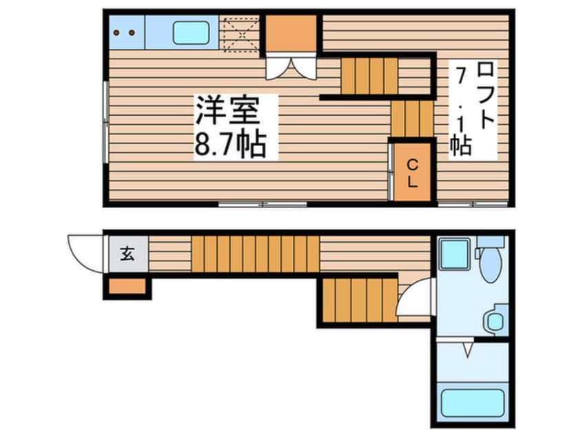間取図 ル・シャトレ笠寺