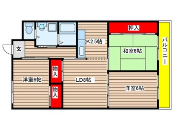 間取図 サンピアⅡ