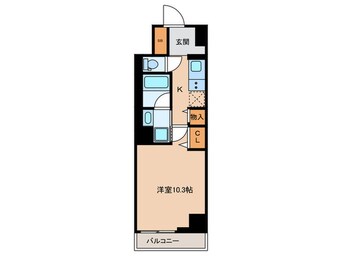 間取図 仮)ロイジェント日吉Ⅱ