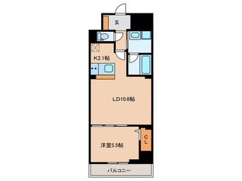 間取図 仮)ロイジェント日吉Ⅱ