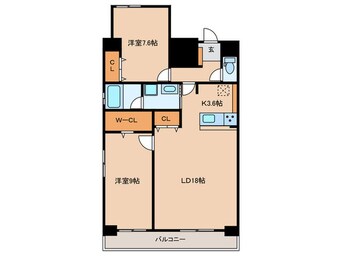 間取図 仮)ロイジェント日吉Ⅱ