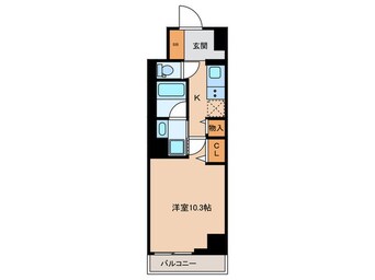 間取図 仮)ロイジェント日吉Ⅱ