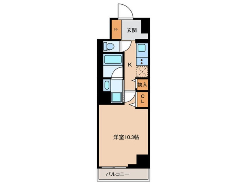 間取図 仮)ロイジェント日吉Ⅱ