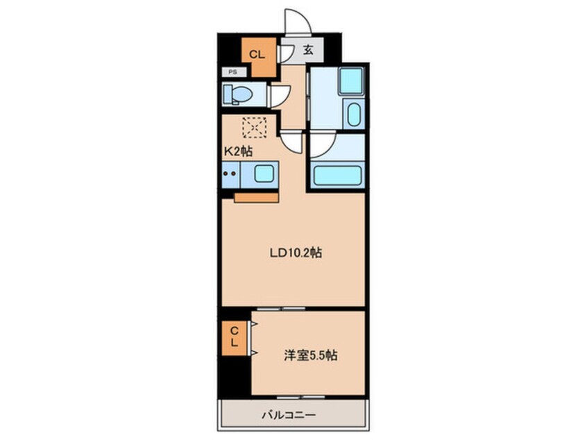 間取図 仮)ロイジェント日吉Ⅱ