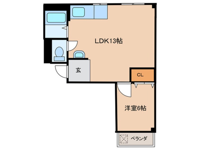 間取図 ホ－ムズ宮田