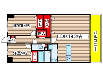 間取図 バンベール金山(1102)