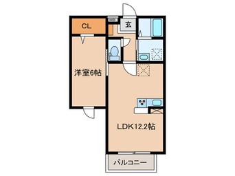 間取図 ＭＯＣＸＩＯＮ　ＭＥＩＪＯ
