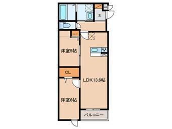 間取図 ＭＯＣＸＩＯＮ　ＭＥＩＪＯ
