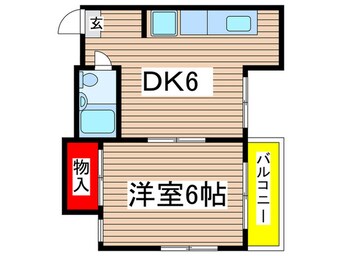 間取図 コーポブルースカイ