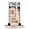 Ｍｅｄｉｏ１８ 1LDKの間取り