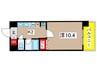 鶴舞パ－クヒルズ 1Kの間取り