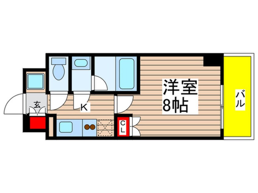 間取図 リヴシティ栄弐番館(202)