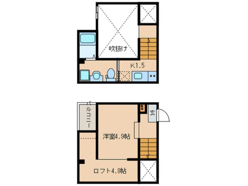 間取図 サンエイブリッジⅡ