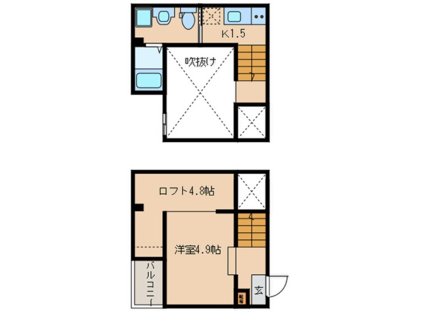 間取図 サンエイブリッジⅡ