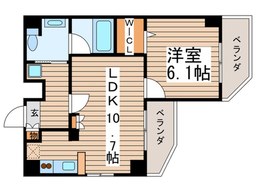 間取図 ソレイルコ－ト桜本町