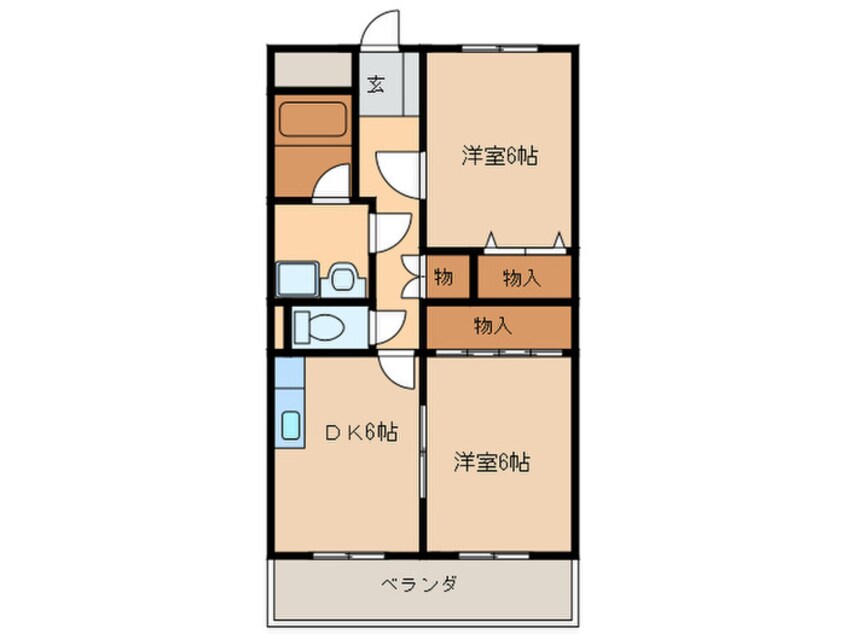 間取図 ケイユウカンパニ－マンション