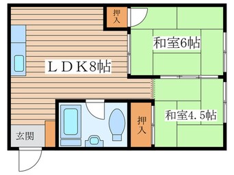 間取図 グランディーズ呼続