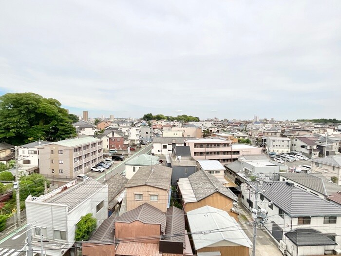 室内からの展望 グランディーズ呼続