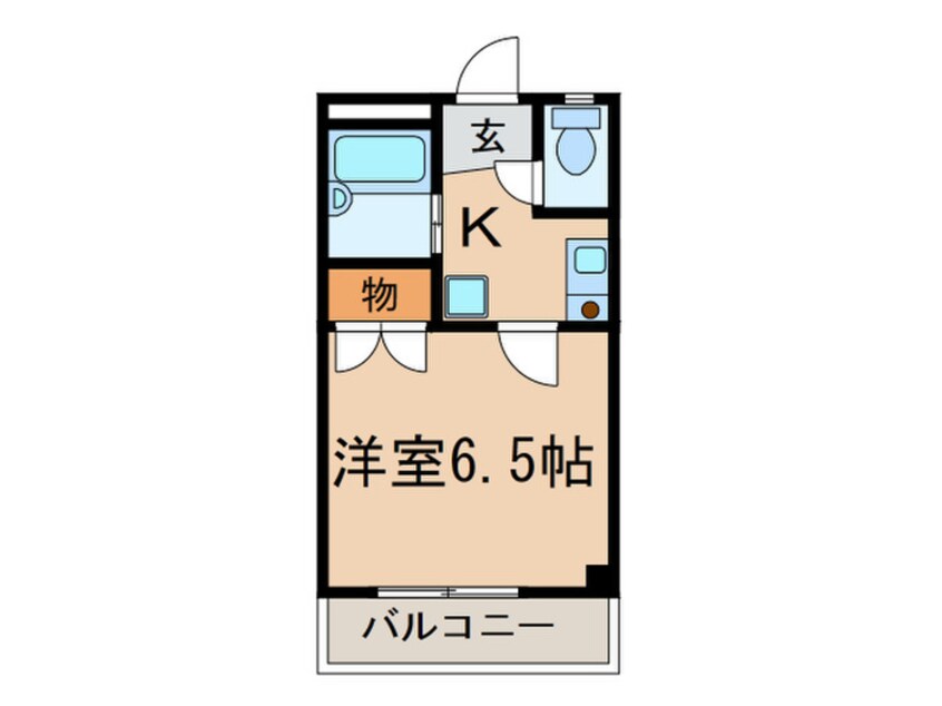 間取図 オ－シャンハイツ朝日が丘