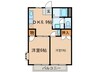 ユ－ハウス 2DKの間取り