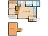 北斗館 1LDKの間取り