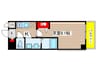 ｴｽﾘｰﾄﾞ新栄ﾏﾙｽ（1501） 1Kの間取り