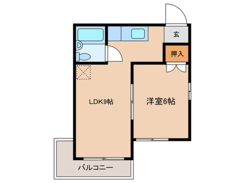 間取図 八雲ハイツ