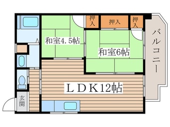 間取図 コーポ梨花苑
