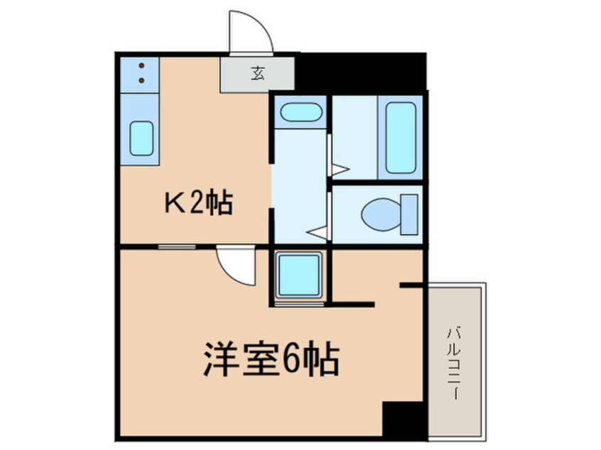 間取図 ﾊﾟｰｸｻｲﾄﾞ･ｱﾊﾟｰﾄﾒﾝﾂ･ﾊﾟｰｿﾝｽﾞ