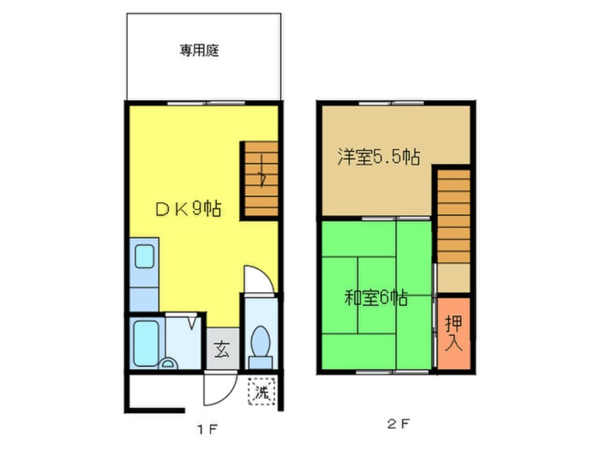 間取図 一柳荘パ－トⅡ