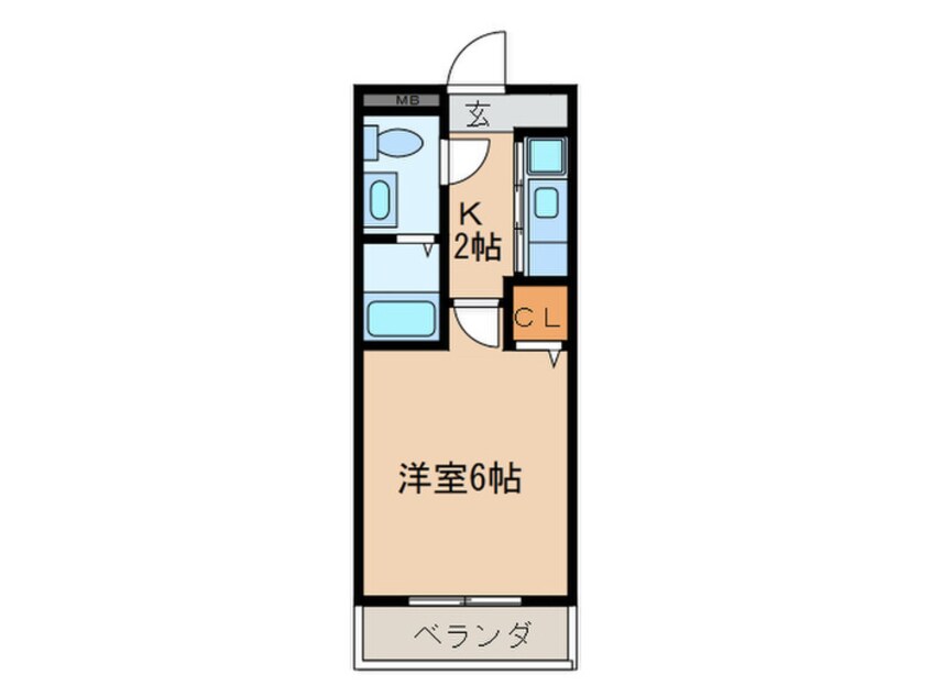 間取図 エクセルガ－デンＢ棟