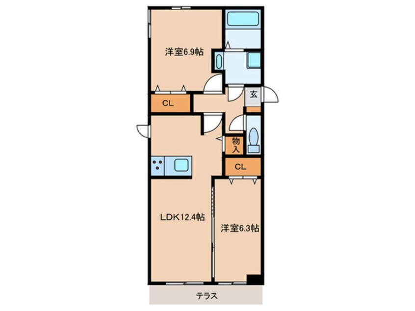 間取図 メゾンセリーブ