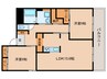 入場ハイツ 2LDKの間取り