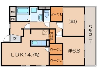 間取図 入場ハイツ