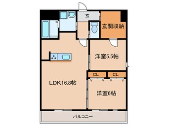 間取図 入場ハイツ